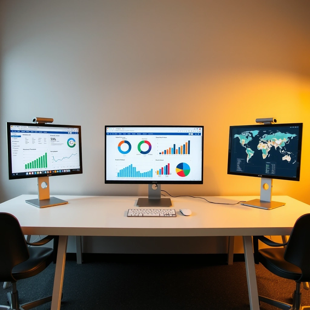 Equipo analizando plataformas